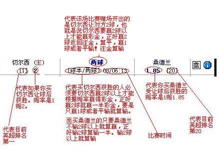 亚洲让球盘口图解